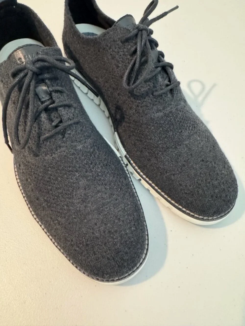 Cole Haan ZeroGrand Stitchlite Knit Sneakers Mens Size 11.5 Gray Business Casual
